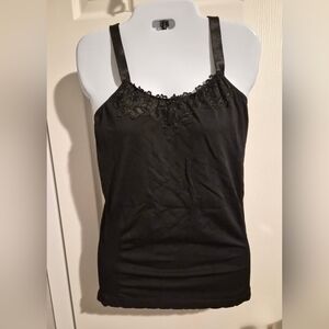 Chic Black Lace Women's Camisole